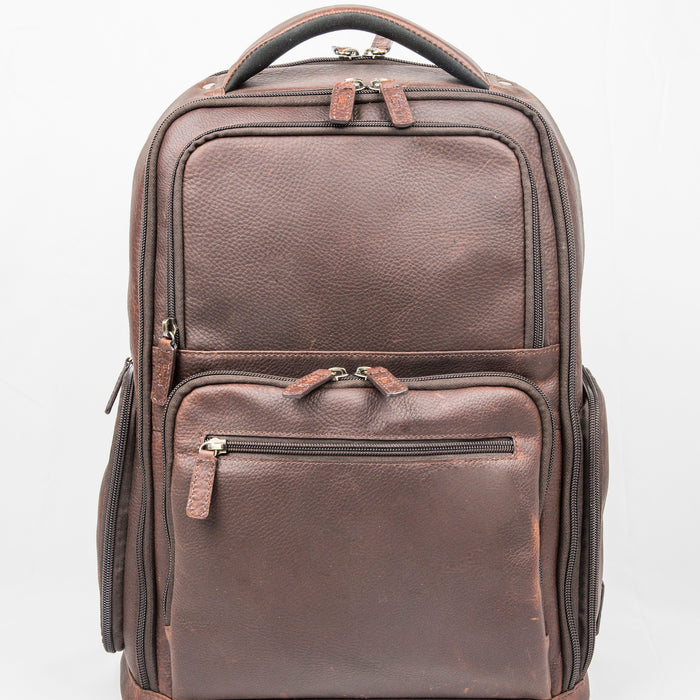 The Cambridge Full Grain Leather Backpack for Men: Style & Functionality