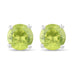 1.71 Carat Genuine Peridot .925 Sterling Silver Earrings