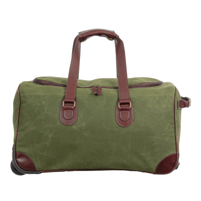 Duffel Bag, Maxwell Waxed Canvas Duffle Bag on Wheels