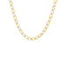 Diamond Accent 18'' Necklace in 14k Gold Plate - Leathersilkmore.com