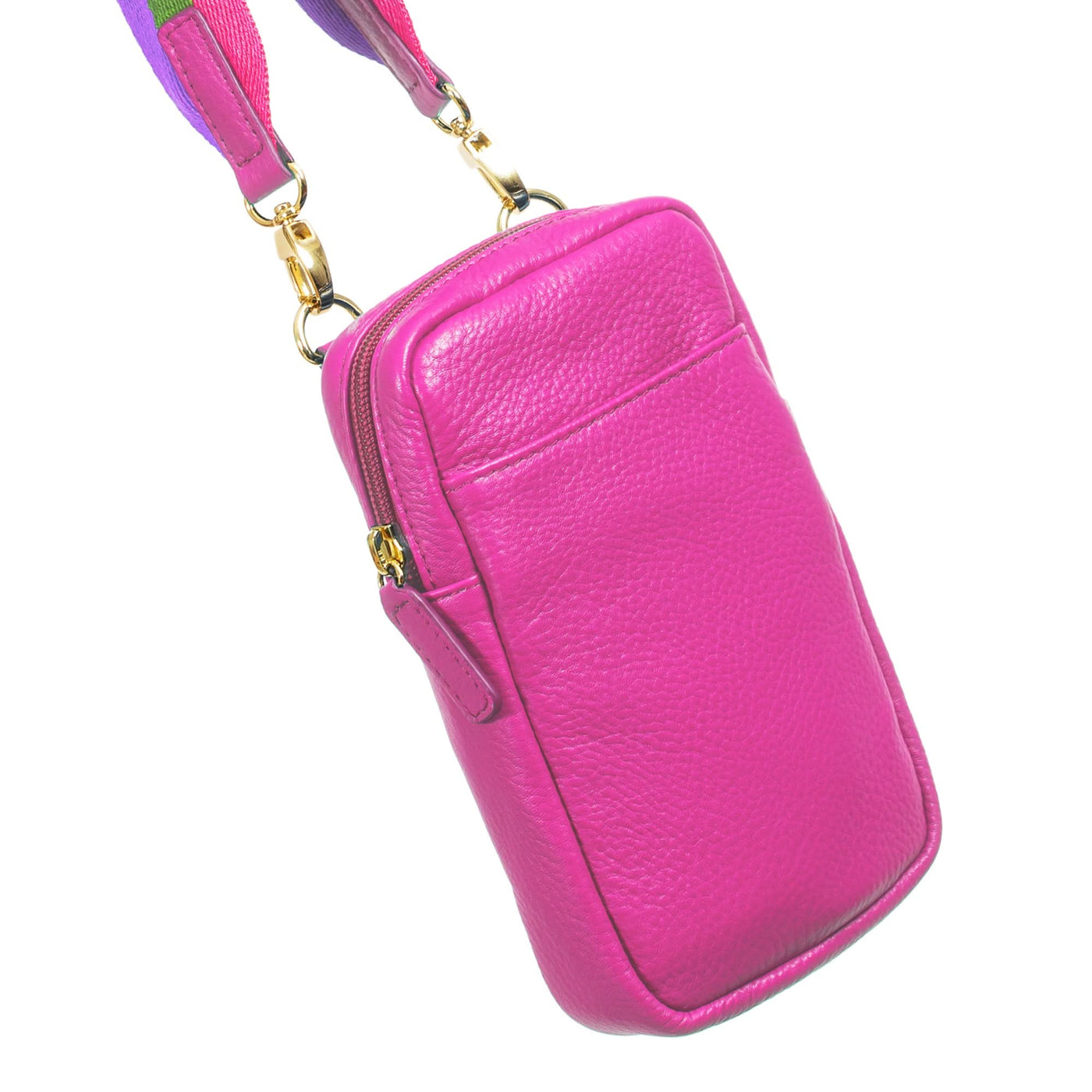 Leather Square One Shoulder Phone Handbag main image 0