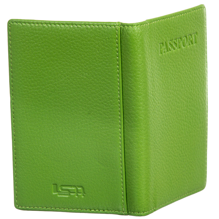 Sophia Genuine Leather Passport Cover, leather wallet