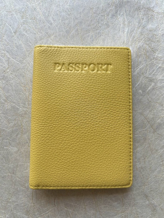 Sophia Genuine Leather Passport Cover, leather wallet