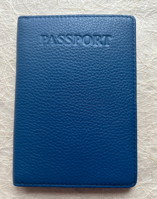 Sophia Genuine Leather Passport Cover, leather wallet