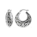 Sterling Silver Vintage Hoop Earrings