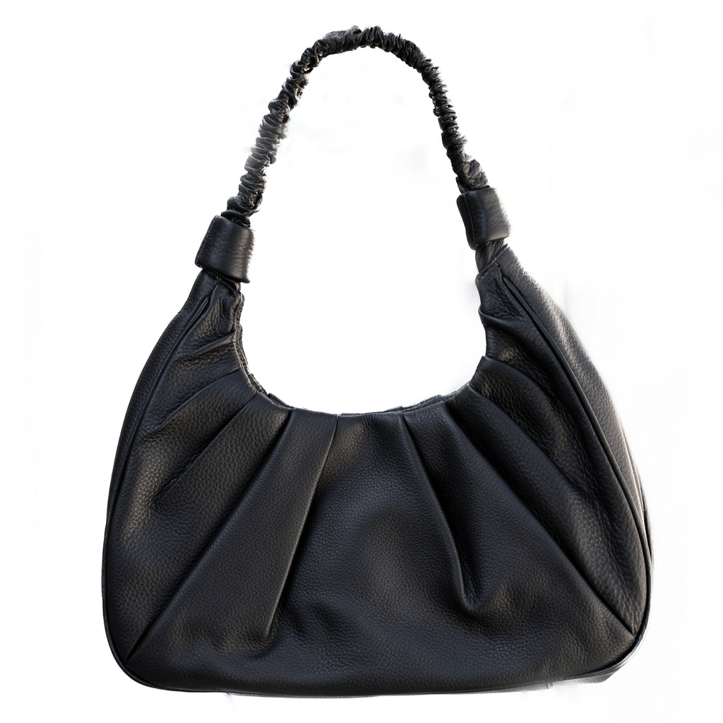 Full Grain Leather Hobo Bag - SWC141